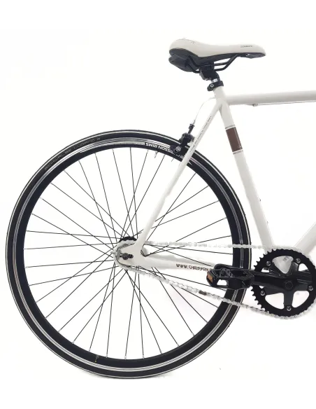 Rower Męski Ostre Koło 28 Stalowy U-Brake Jednobiegowy Wyścigowy Lekki Retro