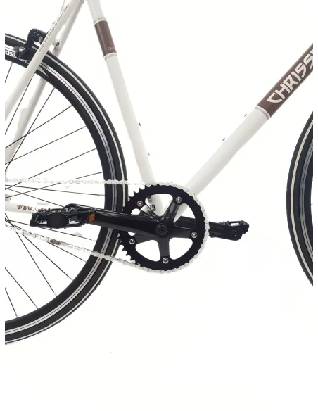 Rower Męski Ostre Koło 28 Stalowy U-Brake Jednobiegowy Wyścigowy Lekki Retro