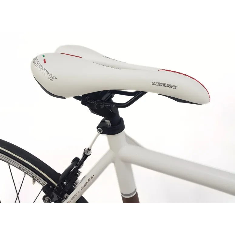 Rower Męski Ostre Koło 28 Stalowy U-Brake Jednobiegowy Wyścigowy Lekki Retro