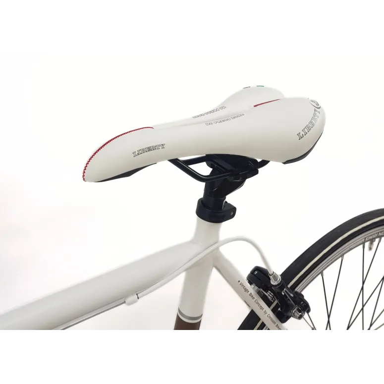 Rower Męski Ostre Koło 28 Stalowy U-Brake Jednobiegowy Wyścigowy Lekki Retro