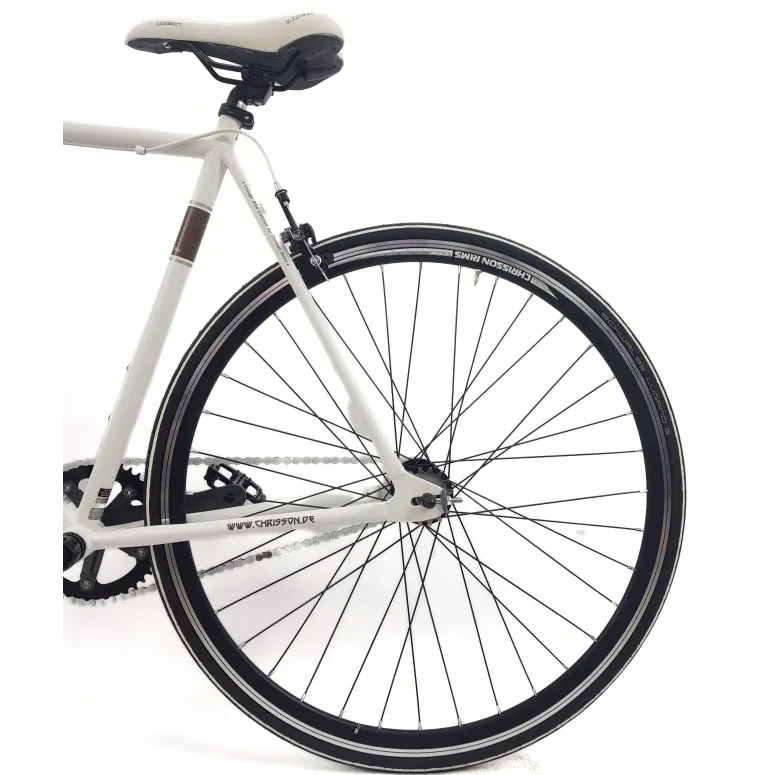 Rower Męski Ostre Koło 28 Stalowy U-Brake Jednobiegowy Wyścigowy Lekki Retro