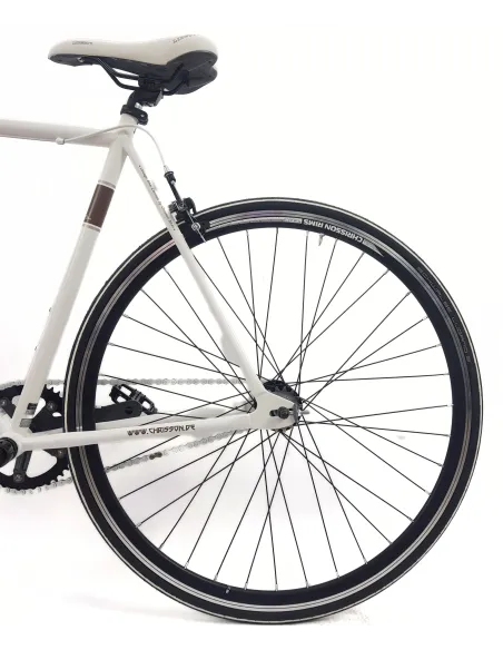 Rower Męski Ostre Koło 28 Stalowy U-Brake Jednobiegowy Wyścigowy Lekki Retro