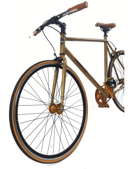 Rower Ostre Koło 28 Męski U-brake Stal Lekki Wyścigowy Jednobiegowy Retro