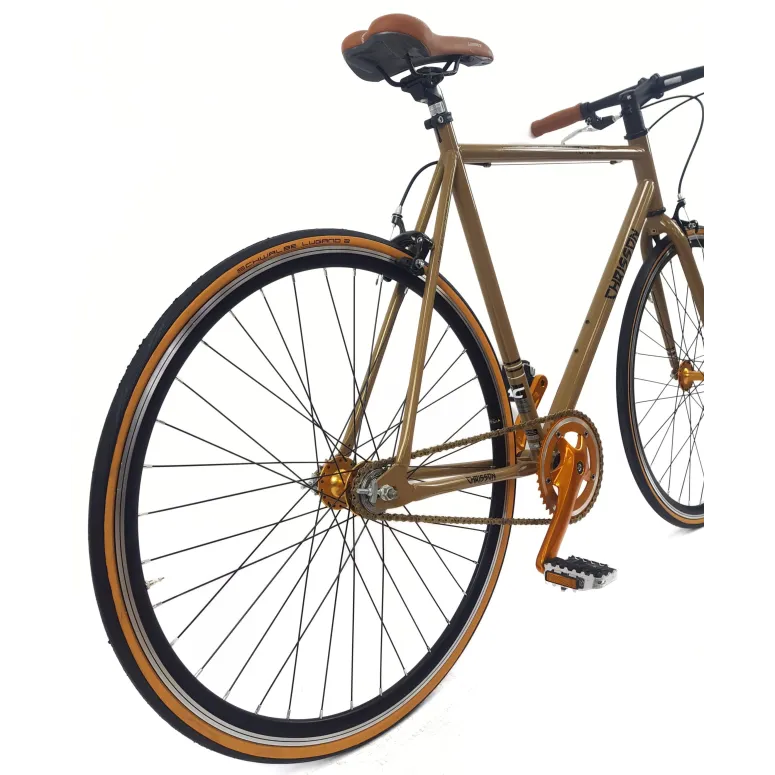 Rower Ostre Koło 28 Męski U-brake Stal Lekki Wyścigowy Jednobiegowy Retro