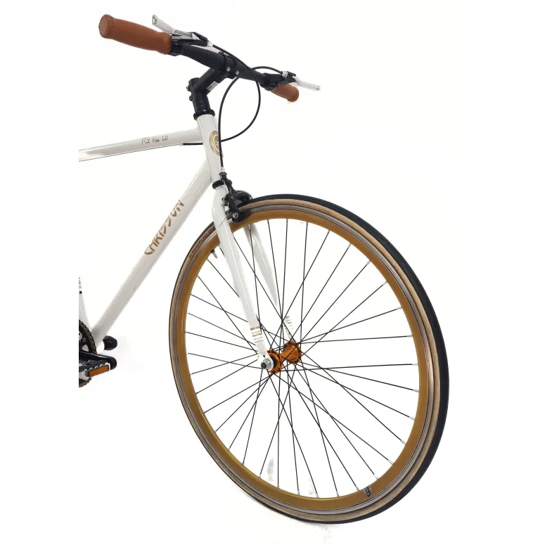 Rower Ostre Koło 28 Męski Stal U-Brake Wyścigowy Retro Lekki Jednobiegowy