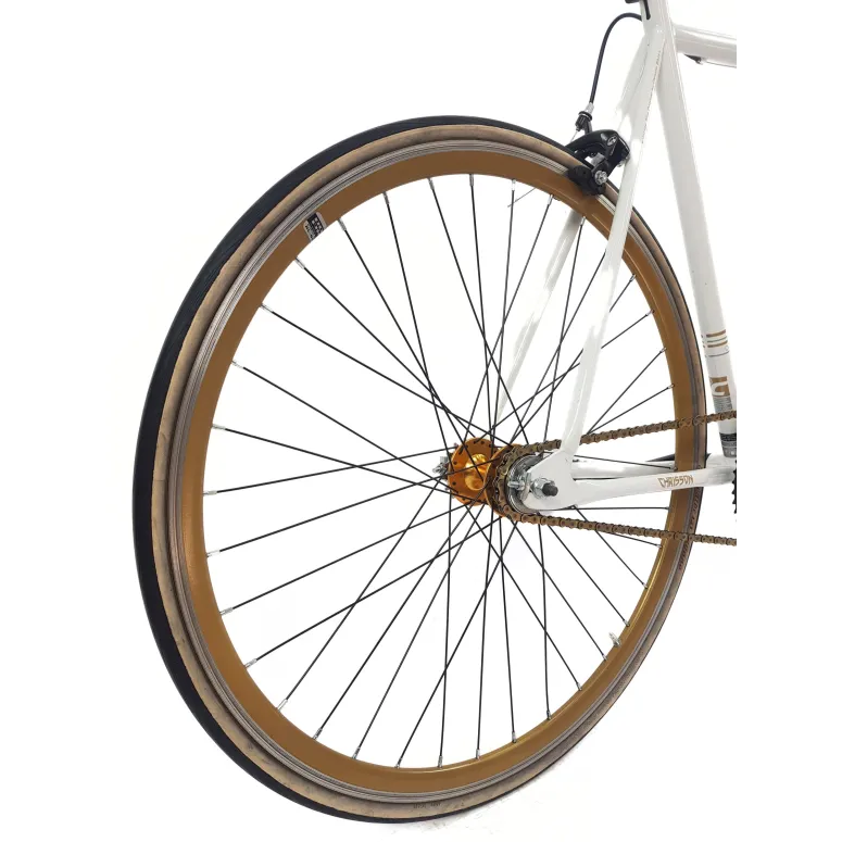 Rower Ostre Koło 28 Męski Stal U-Brake Wyścigowy Retro Lekki Jednobiegowy