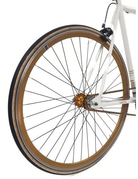 Rower Ostre Koło 28 Męski Stal U-Brake Wyścigowy Retro Lekki Jednobiegowy