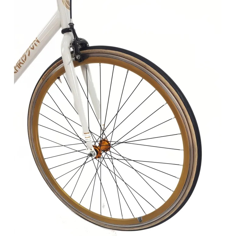 Rower Ostre Koło 28 Męski Stal U-Brake Wyścigowy Retro Lekki Jednobiegowy