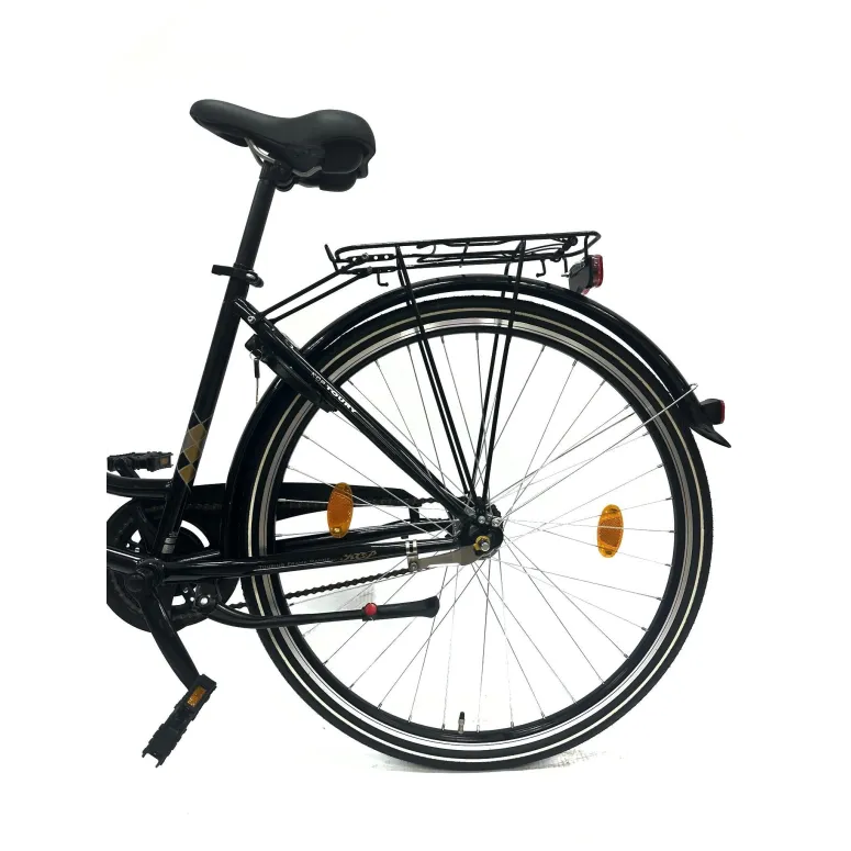 Rower Miejski 28 Damski Stalowy Nexus 3 Bagażnik Światła Dzwonek Blokada