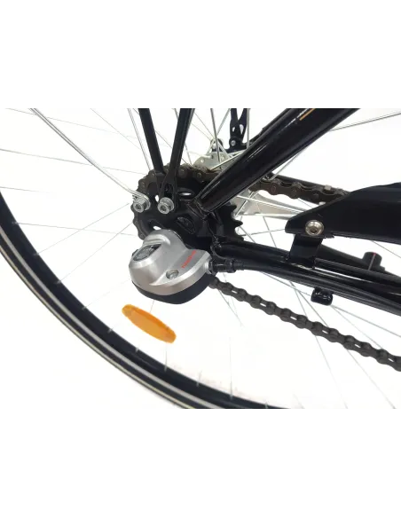 Rower Miejski 28 Damski Stalowy Nexus 3 Bagażnik Światła Dzwonek Blokada