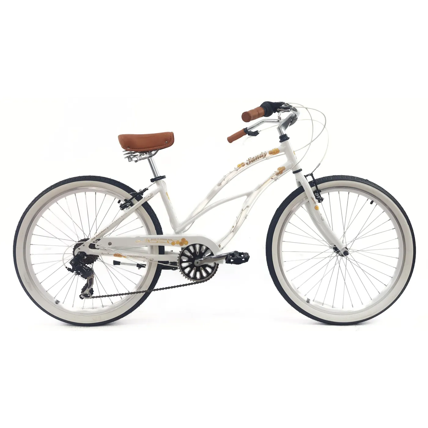 Rower Miejski 26 Damski Beach Cruiser Alu Revoshift Retro Osłona Dzwonek