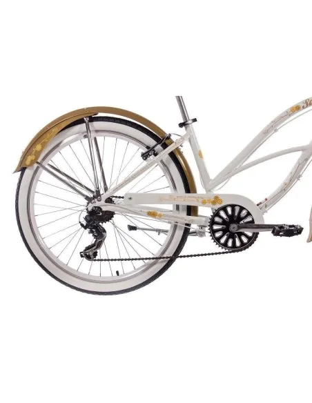 Rower Miejski 26 Damski Beach Cruiser Alu Revoshift Retro Osłona Dzwonek