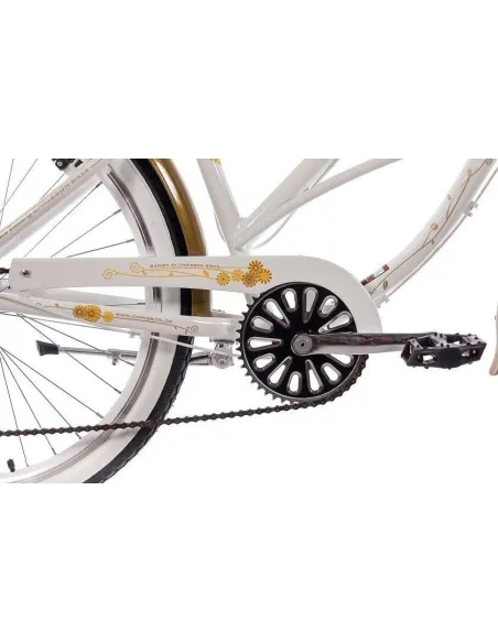 Rower Miejski 26 Damski Beach Cruiser Alu Revoshift Retro Osłona Dzwonek