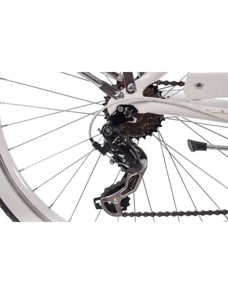 Rower Miejski 26 Damski Beach Cruiser Alu Revoshift Retro Osłona Dzwonek