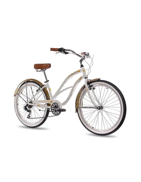 Rower Miejski 26 Damski Beach Cruiser Alu Revoshift Retro Osłona Dzwonek