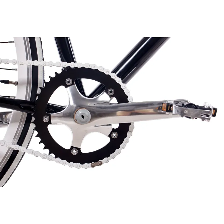 Rower Ostre Koło 28 Stalowy Jednobiegowy Lekka Rama Dual Pivot Uniwersalny