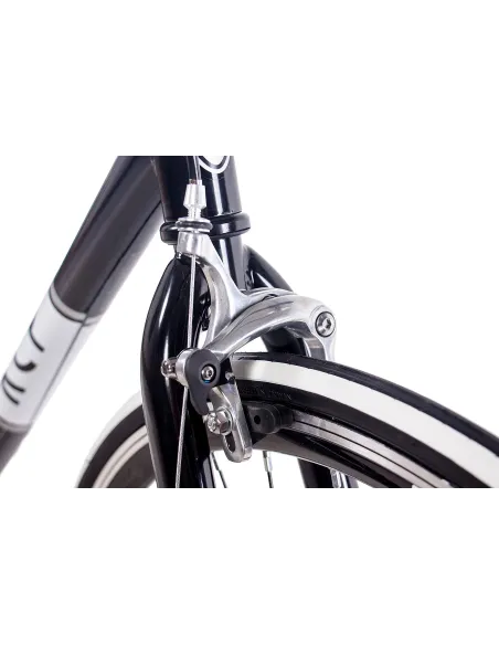 Rower Ostre Koło 28 Stalowy Jednobiegowy Lekka Rama Dual Pivot Uniwersalny