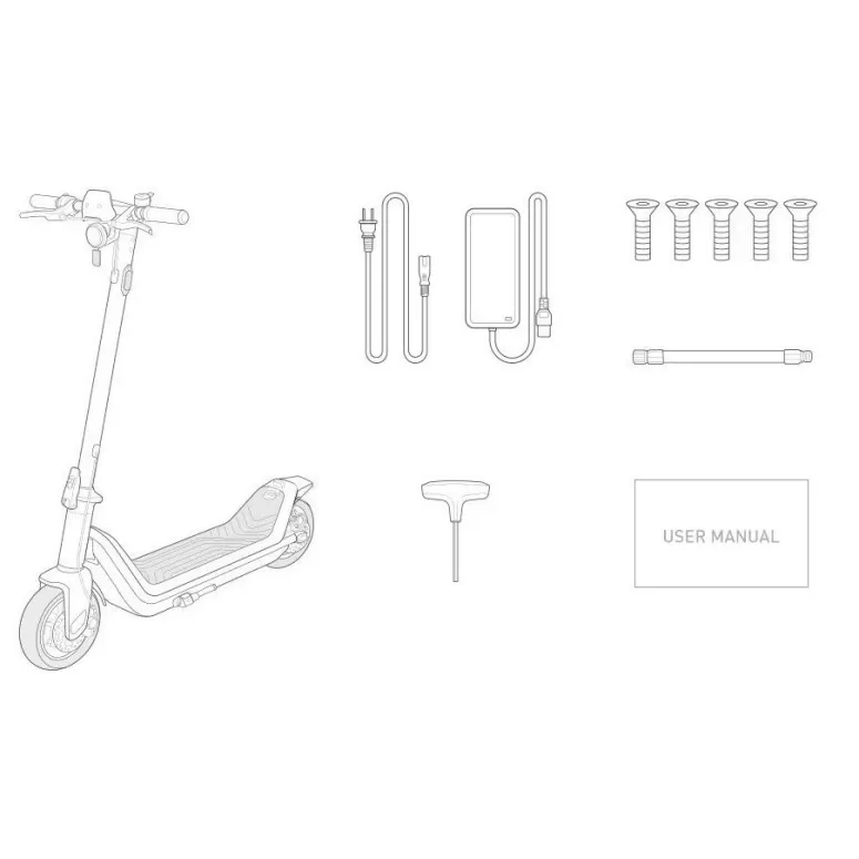 Hulajnoga Elektryczna NIU KQi3 Max Alu Tarcze Światła 450 W 65 km 20 km/h