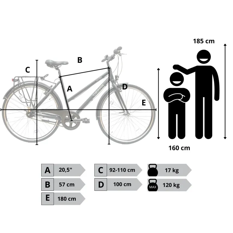 Rower Damski Miejski Koła 28 SHIMANO Nexus Lekki Błotniki Światła Stopka