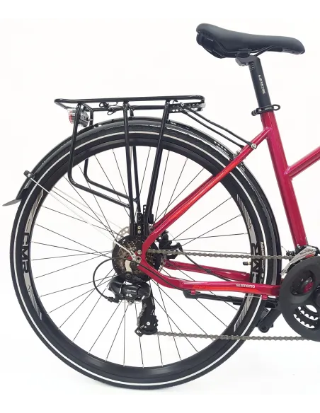 Rower Trekkingowy Damski 28 Tarcze Cyngle Stopka Bagażnik Błotniki Dzwonek