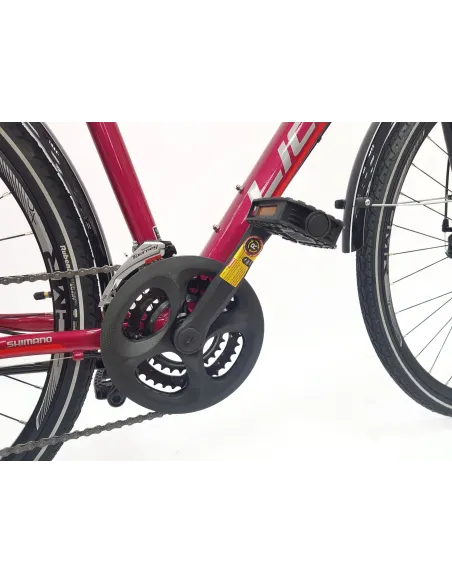 Rower Trekkingowy Damski 28 Tarcze Cyngle Stopka Bagażnik Błotniki Dzwonek