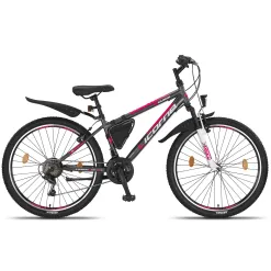 Rower Górski 26 Młodzieżowy Dziewczęcy Damski MTB Sakwa Światła Błotniki