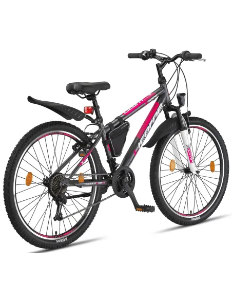 Rower Górski 26 Młodzieżowy Dziewczęcy Damski MTB Sakwa Światła Błotniki