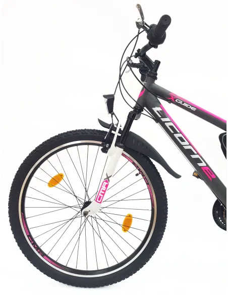 Rower Górski 26 Młodzieżowy Dziewczęcy Damski MTB Sakwa Światła Błotniki