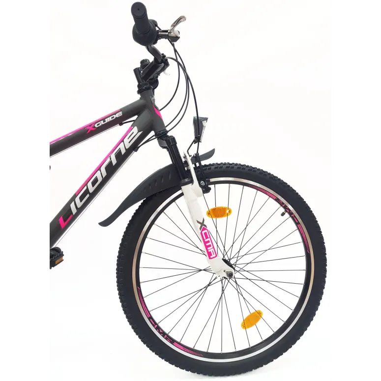 Rower Górski 26 Młodzieżowy Dziewczęcy Damski MTB Sakwa Światła Błotniki