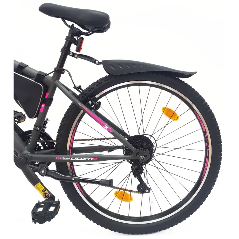 Rower Górski 26 Młodzieżowy Dziewczęcy Damski MTB Sakwa Światła Błotniki