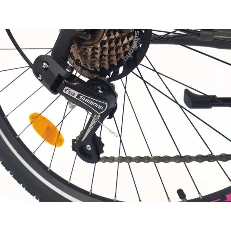 Rower Górski 26 Młodzieżowy Dziewczęcy Damski MTB Sakwa Światła Błotniki