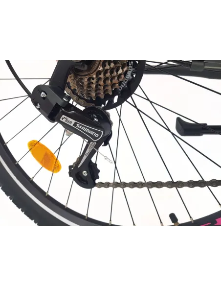 Rower Górski 26 Młodzieżowy Dziewczęcy Damski MTB Sakwa Światła Błotniki