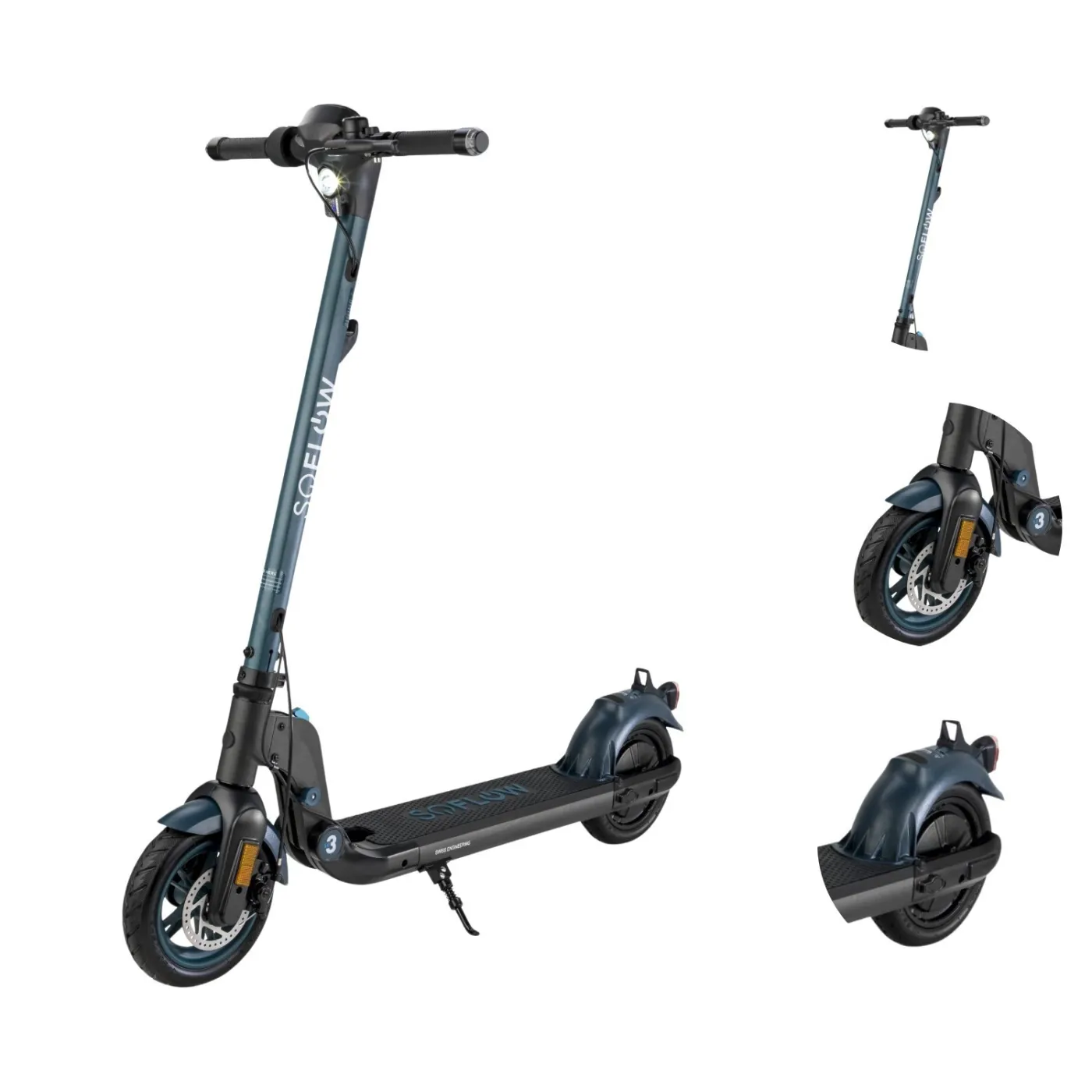 Hulajnoga Elektryczna SoFlow SO3 Pro E-Scooter 350W Zasięg 35km 8.5" 10,5Ah
