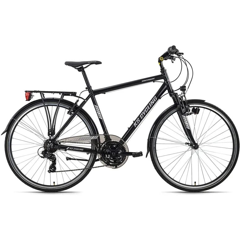 Męski Rower Trekkingowy 28 Turystyczny ALU Bagażnik Shimano V-brake