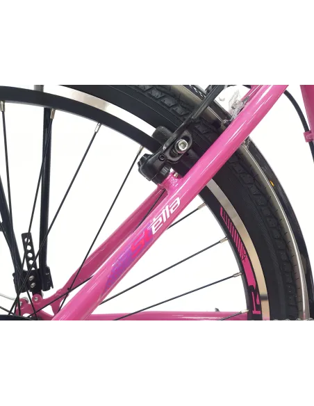 Rower Miejski 26 Damski Stalowy Revo Dzwonek Bagażnik Oświetlenie Odblaski