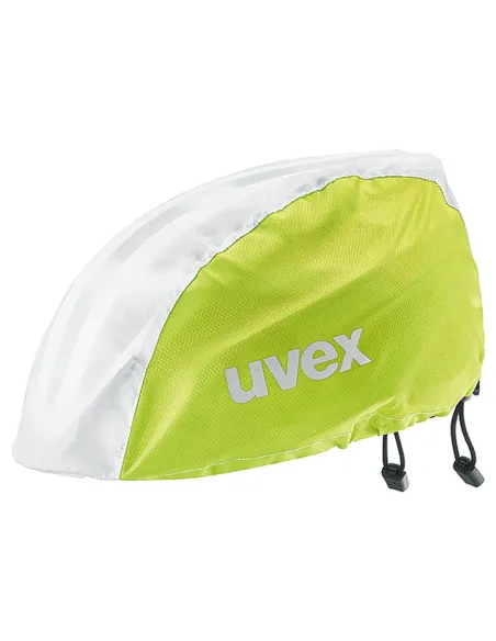 Pokrowiec na Kask Rowerowy UVEX Rain Cap S/M Nylonowy Wodoodporny Odblaski