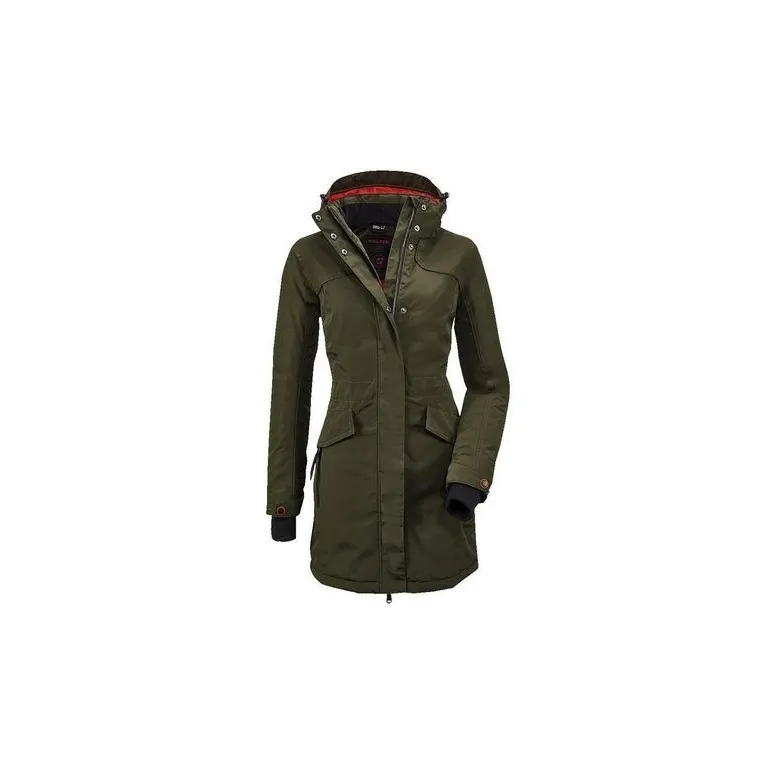 Parka Damska Killtec Grindavik Z Kapturem Wodoodporna Ciemnozielona r. 44