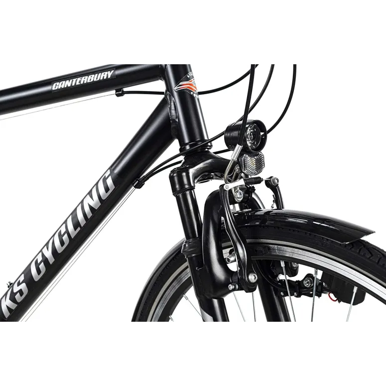 Męski Rower Trekkingowy 28 Turystyczny ALU Bagażnik Shimano V-brake