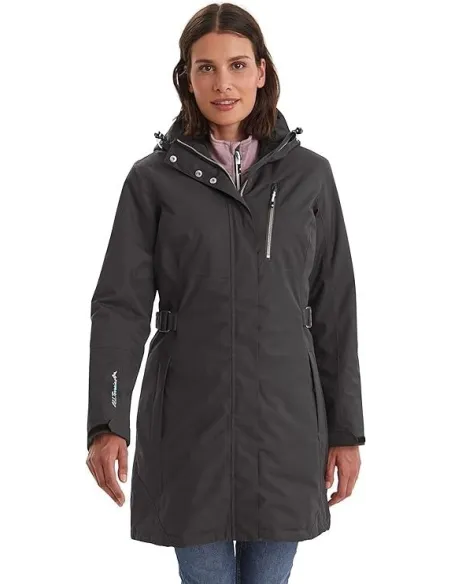 Parka Zimowa Killtec Alisi Damy Z Kapturem Wodoszczelna Ciemnoszara r. 42