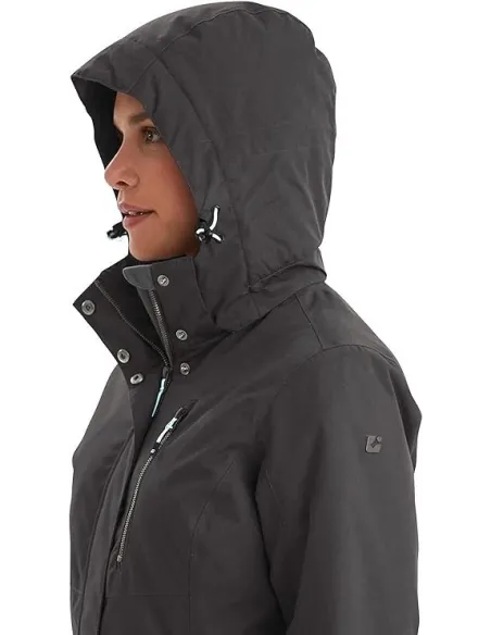 Parka Zimowa Killtec Alisi Damy Z Kapturem Wodoszczelna Ciemnoszara r. 42