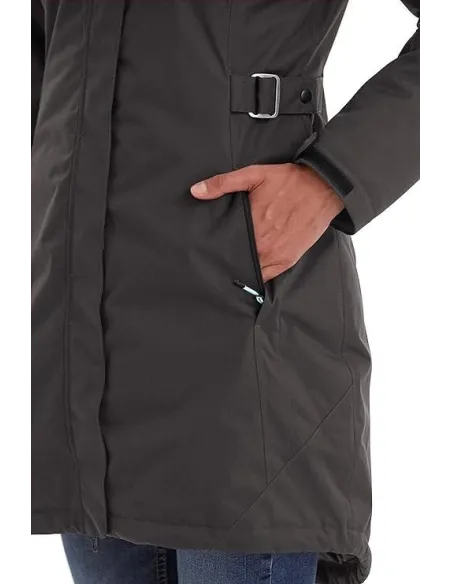 Parka Zimowa Killtec Alisi Damy Z Kapturem Wodoszczelna Ciemnoszara r. 42
