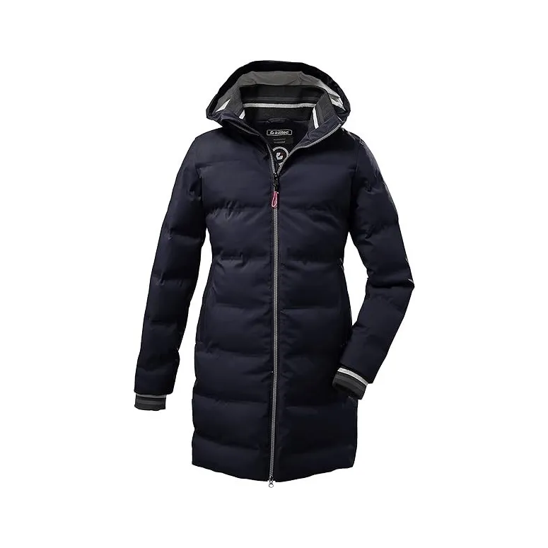 Parka Dziecięca Killtec Kow 196 Pikowana Z Kapturem Granatowa r. 152 cm