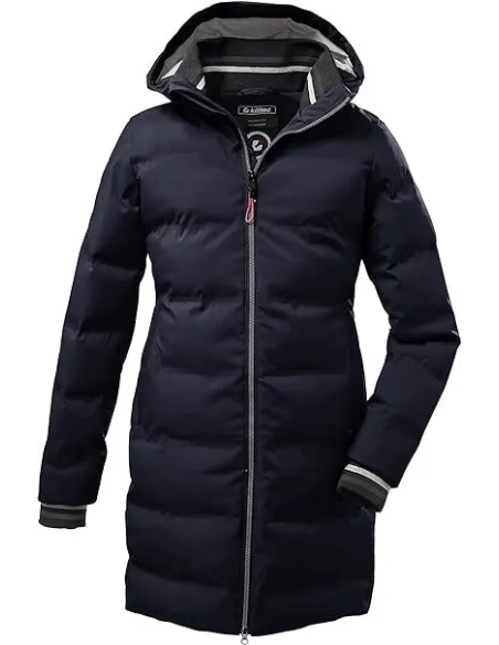 Parka Dziecięca Killtec Kow 196 Pikowana Z Kapturem Granatowa r. 152 cm