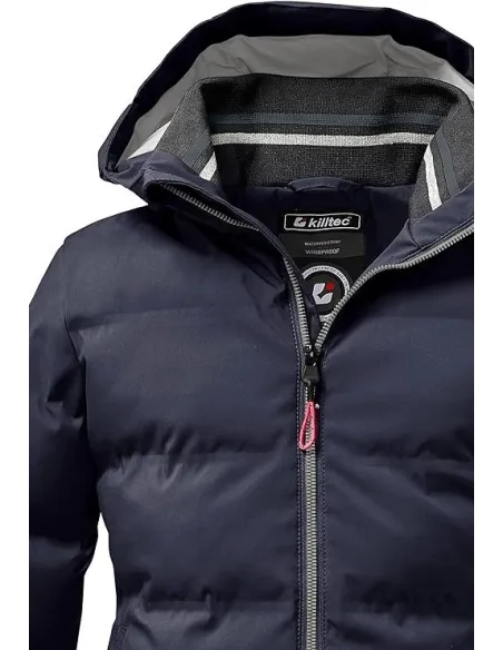 Parka Dziecięca Killtec Kow 196 Pikowana Z Kapturem Granatowa r. 152 cm