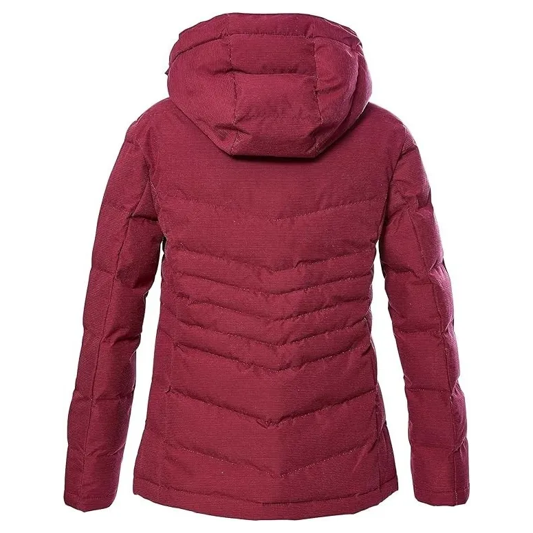 Kurtka Zimowa Dziewczęca Killtec Kow 166 Pikowana Z Kapturem Różowa 128 cm