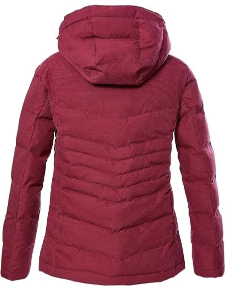 Kurtka Zimowa Dziewczęca Killtec Kow 166 Pikowana Z Kapturem Różowa 128 cm