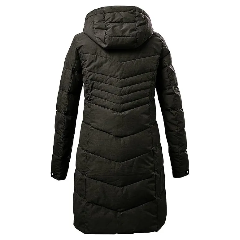 Parka Damska Killtec Kow 150 Pikowana Wodoodporna Z Kapturem Zielona r. 40