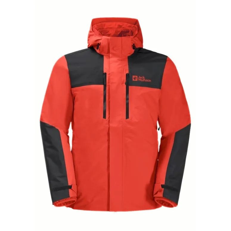Kurtka Męska 3w1 Jack Wolfskin Jasper Jkt M Z Kapturem Wodoodporna r. XXL