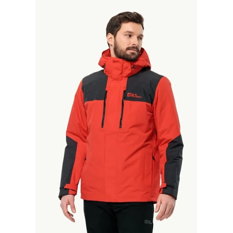 Kurtka Męska 3w1 Jack Wolfskin Jasper Jkt M Z Kapturem Wodoodporna r. XXL