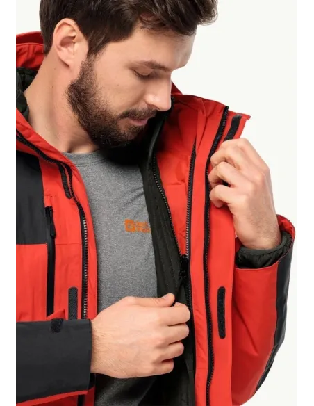 Kurtka Męska 3w1 Jack Wolfskin Jasper Jkt M Z Kapturem Wodoodporna r. XXL